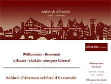 Tablet Screenshot of antico-abruzzo.de